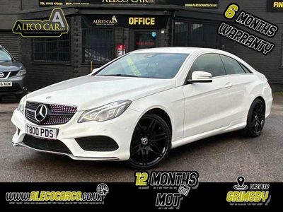 Begagnad Mercedes E200 AMG line 184 HK (135 kW) 2016 Vit Sportkupé
