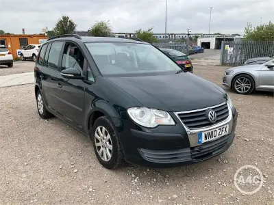 Used VW Touran S 105 HP (77 kW) 2010 Green MPV