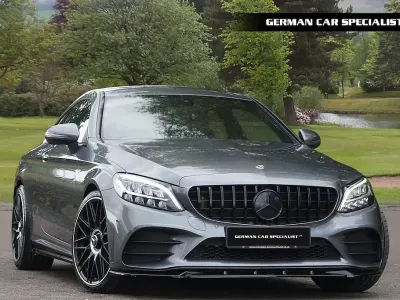 Used Mercedes C300 AMG line 2019 Grey Coupe