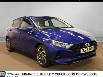 Used Hyundai i20 Premium 98 HP (72 kW) 2022 Blue Hatchback