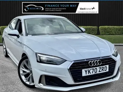Used Audi A5 Sportback Sport 163 HP (119 kW) 2020 White Hatchback