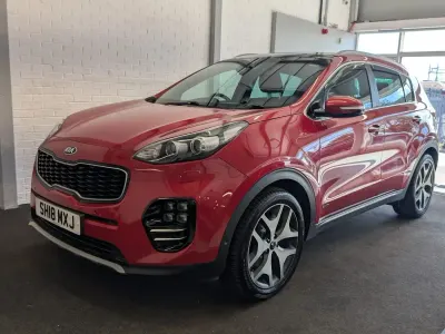 Used Kia Sportage GT-Line S 177 HP (130 kW) 2018 Red SUV