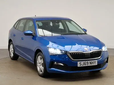 Used Skoda Scala SE 115 HP (84 kW) 2019 Blue Hatchback