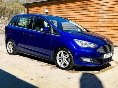 Used Ford Grand C-Max Titanium X 120 HP (88 kW) 2017 Blue MPV