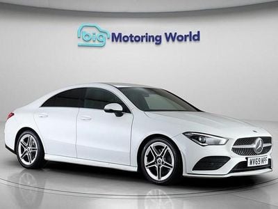 Used Mercedes CLA200 AMG line 163 HP (119 kW) 2019 White Coupe