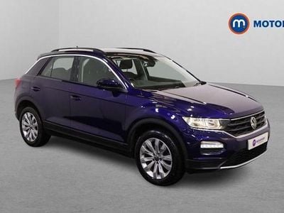 Blue Used 2021 VW T-Roc SE SUV | £14,999 (Fair price)