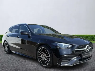 Used Mercedes C200 AMG Line Premium Plus 2025 Black Estate