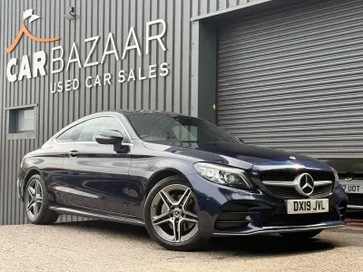 Used Mercedes C180 AMG Line Premium 2019 Blue Coupe
