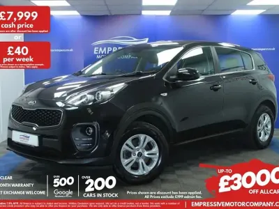 Used Kia Sportage 130 HP (95 kW) 2017 Black SUV