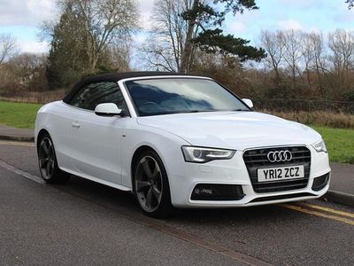 Used Audi A5 Cabriolet S-Line 174 HP (127 kW) 2012 White Cabriolet