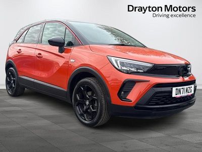 Used Vauxhall Crossland GS Line 110 HP (80 kW) 2022 Orange SUV