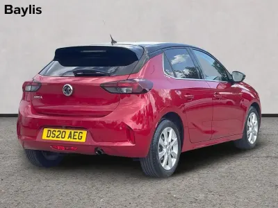 Used Vauxhall Corsa Elite 99 HP (72 kW) 2020 Red Hatchback