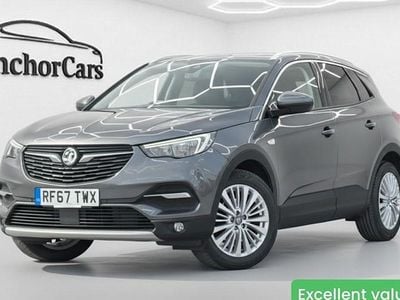 Used Vauxhall Grandland X Sport 131 HP (96 kW) 2018 Grey SUV