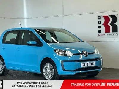 Used VW up! move up! 60 HP (44 kW) 2018 Blue Hatchback