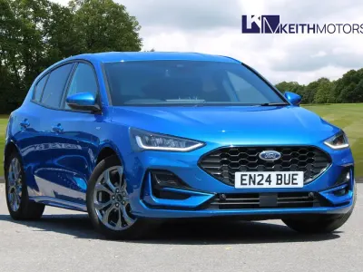 Used Ford Focus ST-Line 125 HP (91 kW) 2024 Blue Hatchback