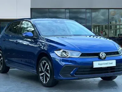 Used VW Polo Match 95 HP (69 kW) 2025 Reef blue metallic Hatchback