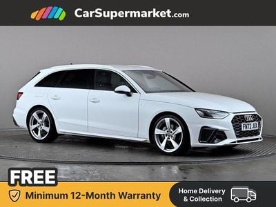White Used 2022 Audi A4 S-Line Estate | £29,697