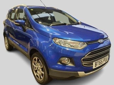 Blue Used 2015 Ford Ecosport Titanium SUV | £4,850 (Fair price)