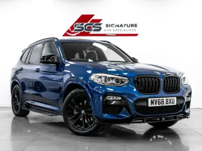 Used BMW X3 M Sport 184 HP (135 kW) 2018 Blue SUV