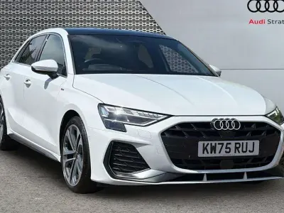 Used Audi A3 Sportback S-Line 150 HP (110 kW) 2025 White Hatchback