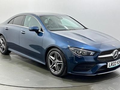 Used Mercedes CLA200 AMG Line Premium 163 HP (119 kW) 2022 Blue Coupe