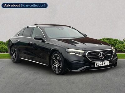 Black Used 2024 Mercedes E200 AMG Line Premium Sedan | £41,747 (A bit pricey)