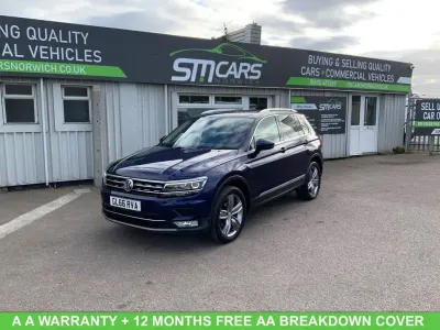 Used VW Tiguan SEL 150 HP (110 kW) 2016 Blue SUV
