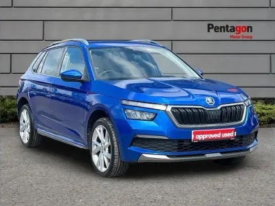 Used Skoda Kamiq SE L Executive 147 HP (108 kW) 2023 Blue SUV