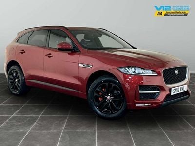 Red Used 2018 Jaguar F-Pace R-Sport SUV | £12,695 (Good price)