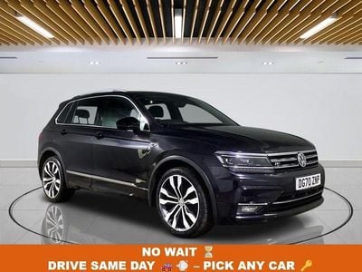 Black Used 2020 VW Tiguan R-line SUV | £19,749 (Good price)