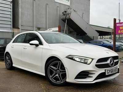 Used Mercedes A200 AMG line 163 HP (119 kW) 2018 White Hatchback