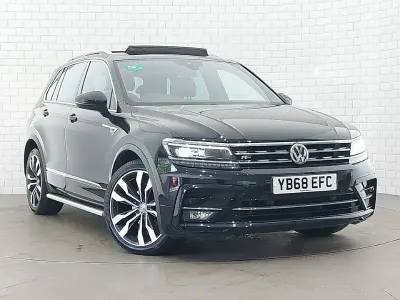 Używany VW Tiguan R-line 150 KM (110 kW) 2018 Czarny SUV