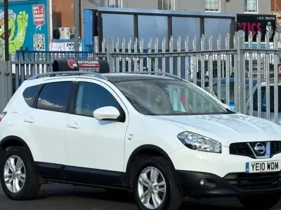 Begagnad Nissan Qashqai N-TEC 2010 Vit SUV