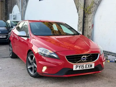 Used Volvo V40 R-Design 2015 Red Hatchback