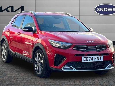 Blaze red Used 2024 Kia Stonic GT-Line SUV | £18,795 (Fair price)