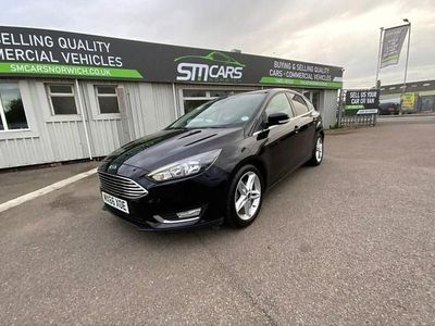 Black Used 2016 Ford Focus Titanium Hatchback | £6,850 (Fair price)