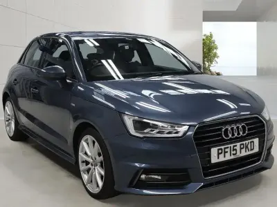 Used Audi A1 Sportback S-Line 116 HP (85 kW) 2015 Blue Hatchback