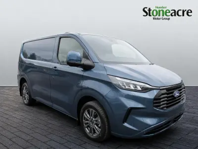 New Ford Transit Custom Limited 136 HP (100 kW) 2026 Blue Van