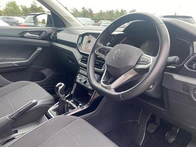 Used VW T-Cross Black Edition 110 HP (80 kW) 2022 White SUV