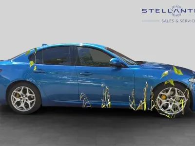 Used Alfa Romeo Giulia Veloce 276 HP (202 kW) 2018 Blue Sedan