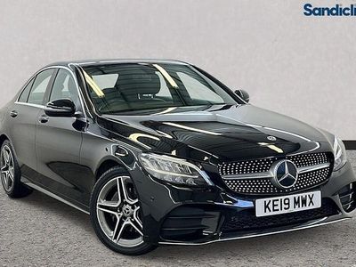Gebraucht Mercedes C200 AMG line 184 PS (135 kW) 2019 Schwarz Limousine