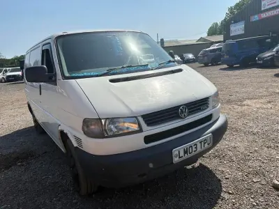 Used VW T4 130 HP (95 kW) 2003 White Van