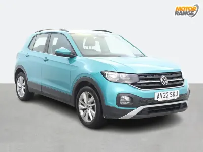 Used VW T-Cross SE 95 HP (69 kW) 2022 Turquoise SUV