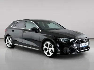 Used Audi A3 Sportback S-Line 200 HP (147 kW) 2022 Black Hatchback