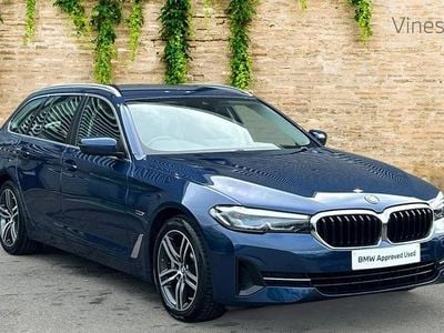 Used BMW 530e Sport Line 288 HP (211 kW) 2022 Blue Estate