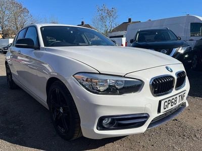 Used BMW 118 Sport Line 2019 White Hatchback