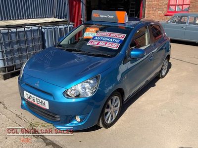 Used Mitsubishi Mirage 79 HP (58 kW) 2016 Blue Hatchback