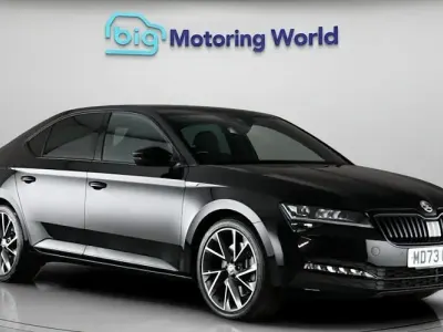 Used Skoda Superb SportlinePlus 280 HP (205 kW) 2023 Black Hatchback