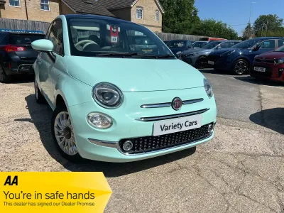 Used Fiat 500 Lounge 69 HP (50 kW) 2018 Green Hatchback