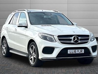 Used Mercedes GLE250 AMG Line Premium 204 HP (150 kW) 2016 White Estate